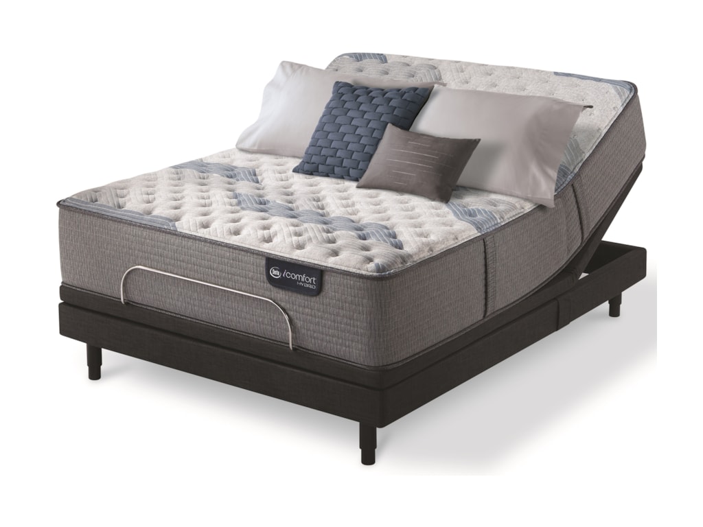 Serta Icomfort Hybrid Blue Fusion 500 Extra Firm King Serta Icomfort Hybrid Blue Fusion 500 Extra Firmdivided King Firm Adj Set