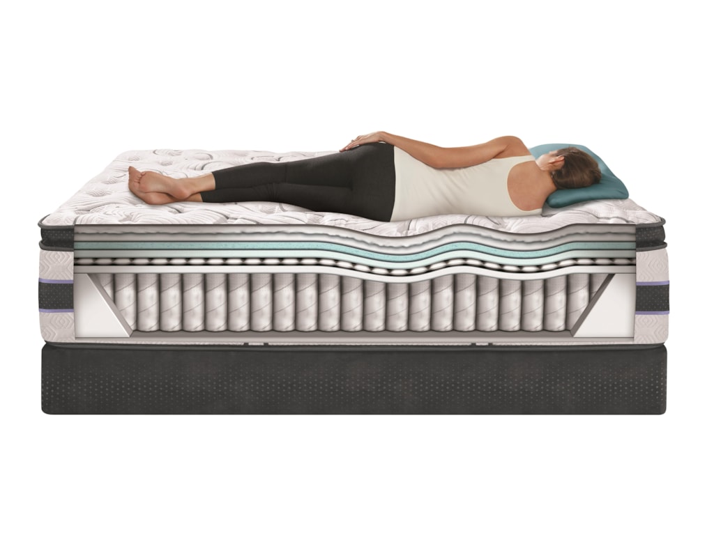 Serta iComfort Hybrid SmartSupport HB500QKing SmartSupport™ SPT Mattress Set