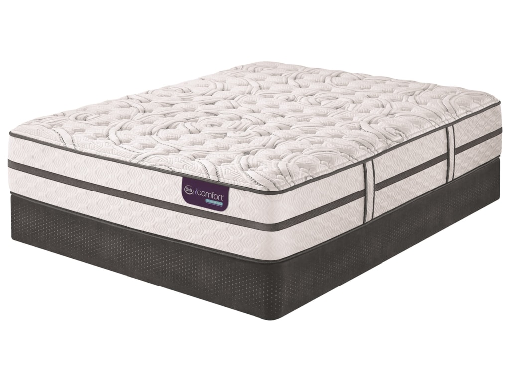 Serta Icomfort Hybrid Vantage Ii Firm Full Mattress And Serta Icomfort Hybrid Vantage Ii Firm Full Mattress And 5 L Base Low Profile Foundation