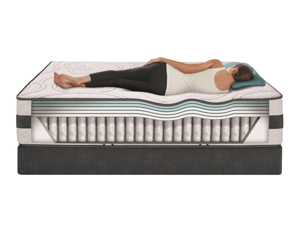 Serta iComfort Hybrid VisionaireFull Firm Hybrid Mattress Set
