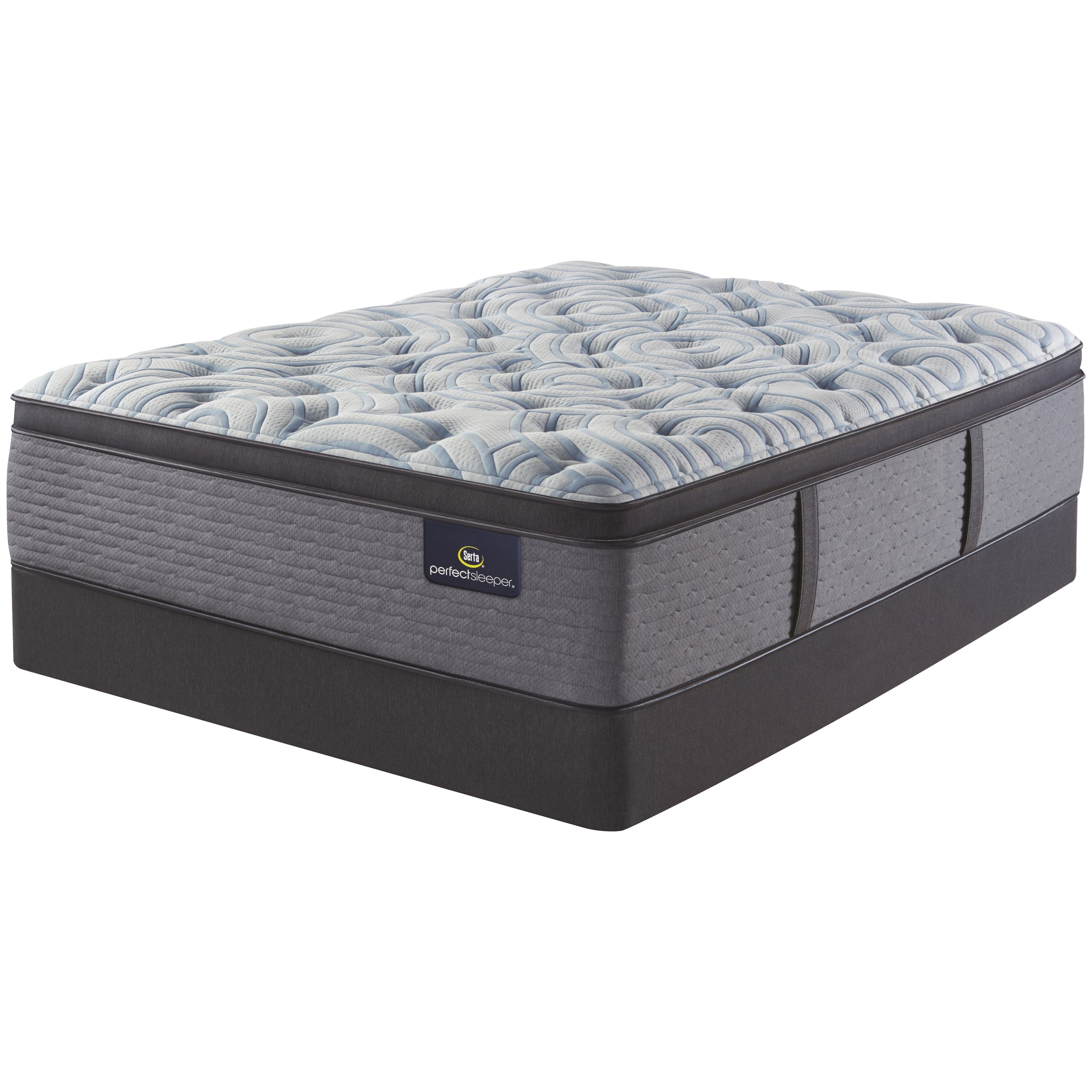 Serta Retreat Cove Plush Pillowtop By Serta Lumslpppt 1010 Psfndtn9 1010 Twin 17 1 2 Plush Pillow Top Encased Mattress And 9 High Profile Foundation Becker Furniture Mattress And Box Spring Sets