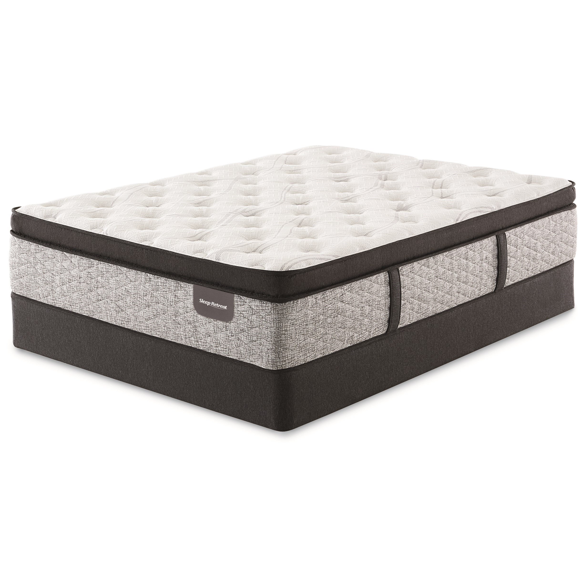 Serta Sleep Retreat Queen Pocketed Coil Mattress And 5 Low