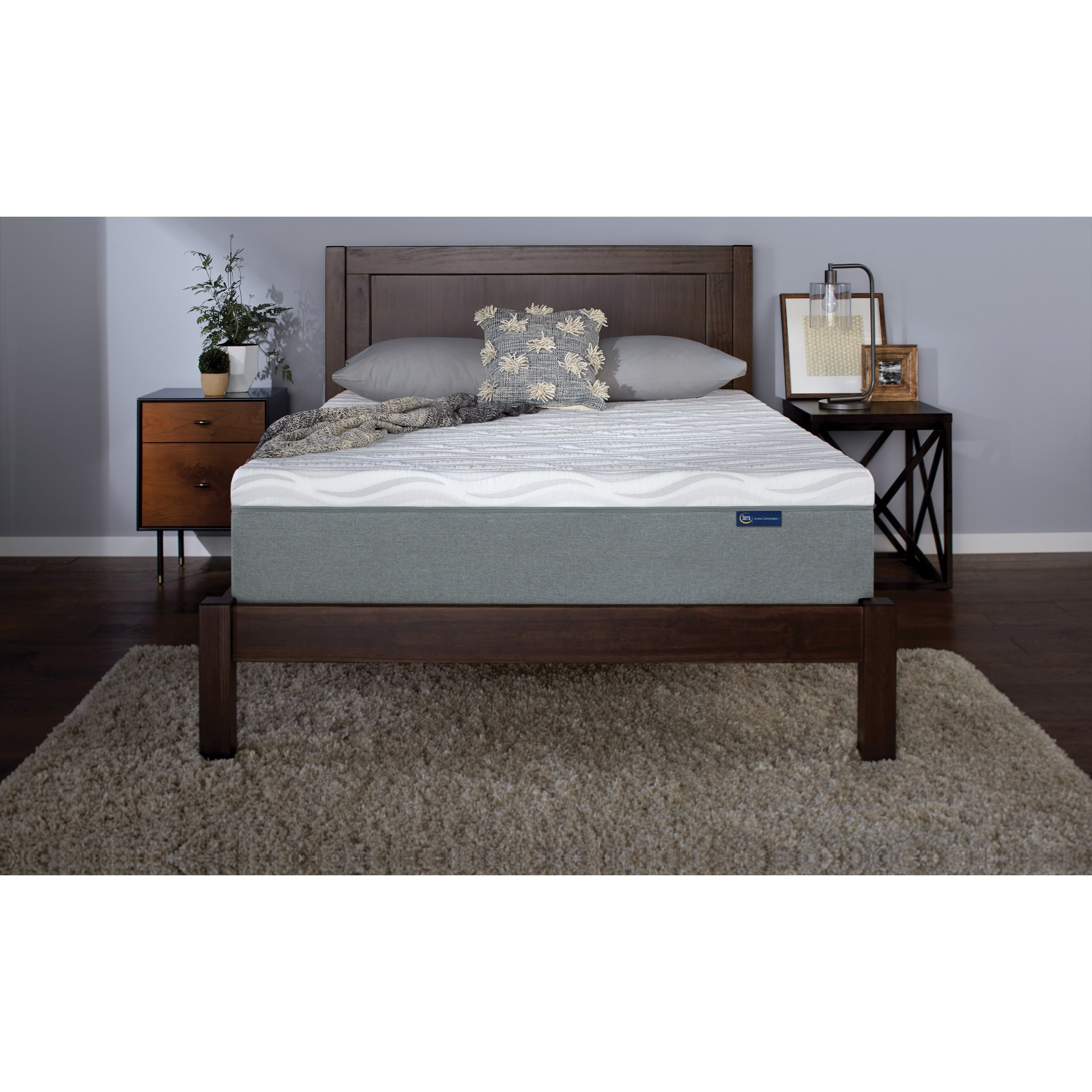 Serta 9 Twin Gel Memory Foam Mattress In A Box Slumberworld
