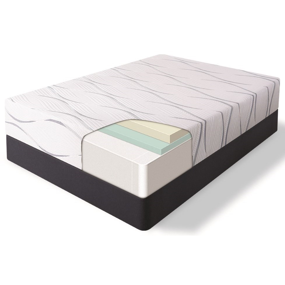 Serta Tarrington Plush Full Plush Gel Memory Foam Mattress And 9