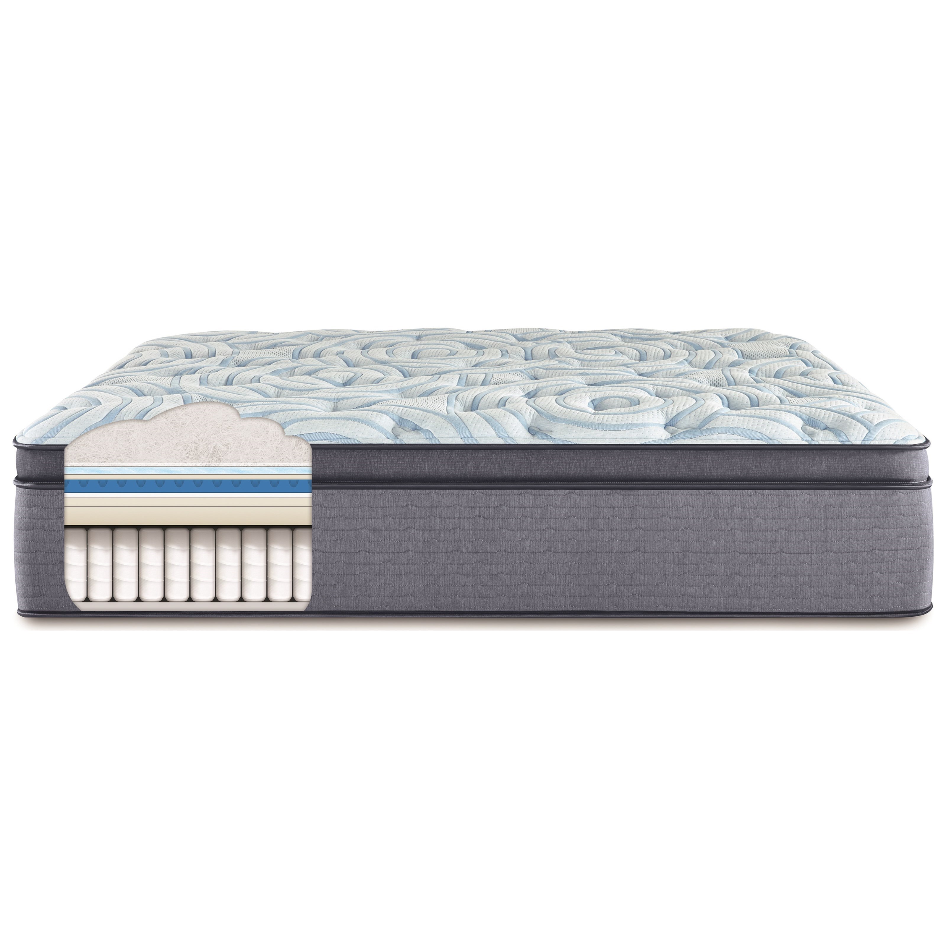 serta king size pillow top mattress