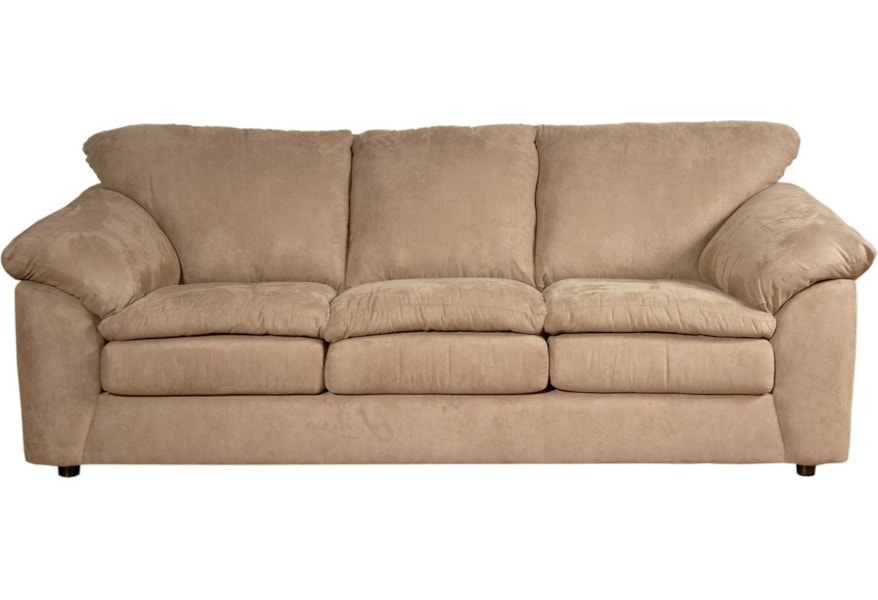 Serta Upholstery By Hughes Furniture 9000 Casual Sofa With Serta Upholstery By Hughes Furniture 9000 Casual Sofa With