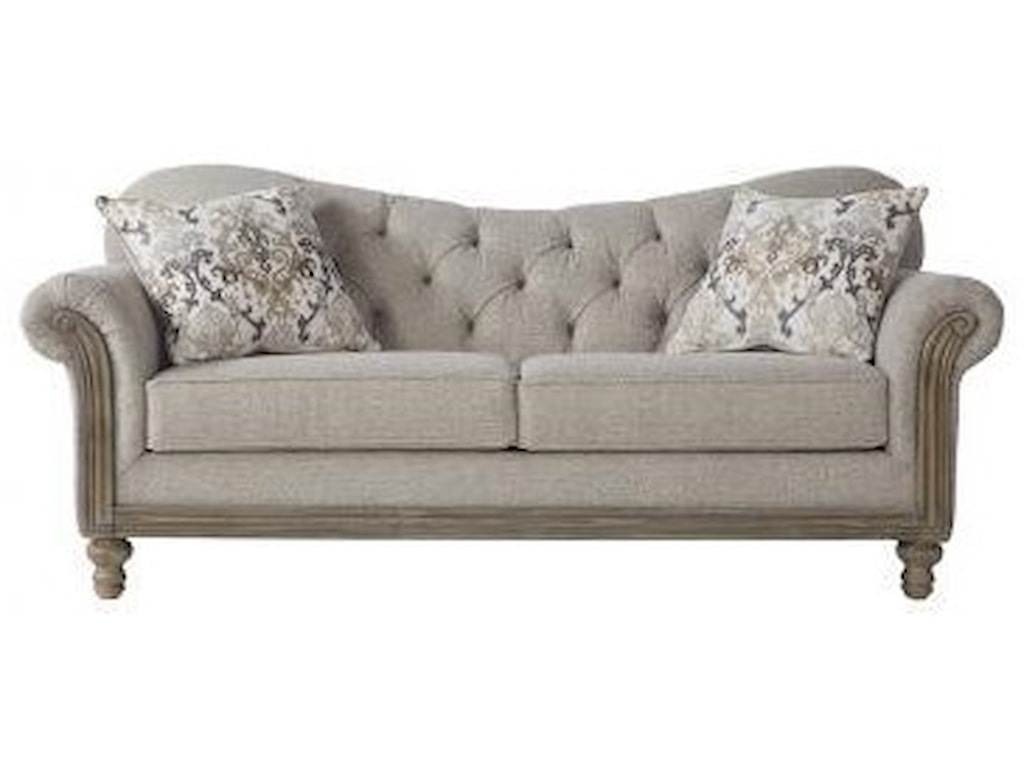 Serta Uph Sofa Sandstone Oyster By Upholstery Hughes Furniture At Stoney Creek