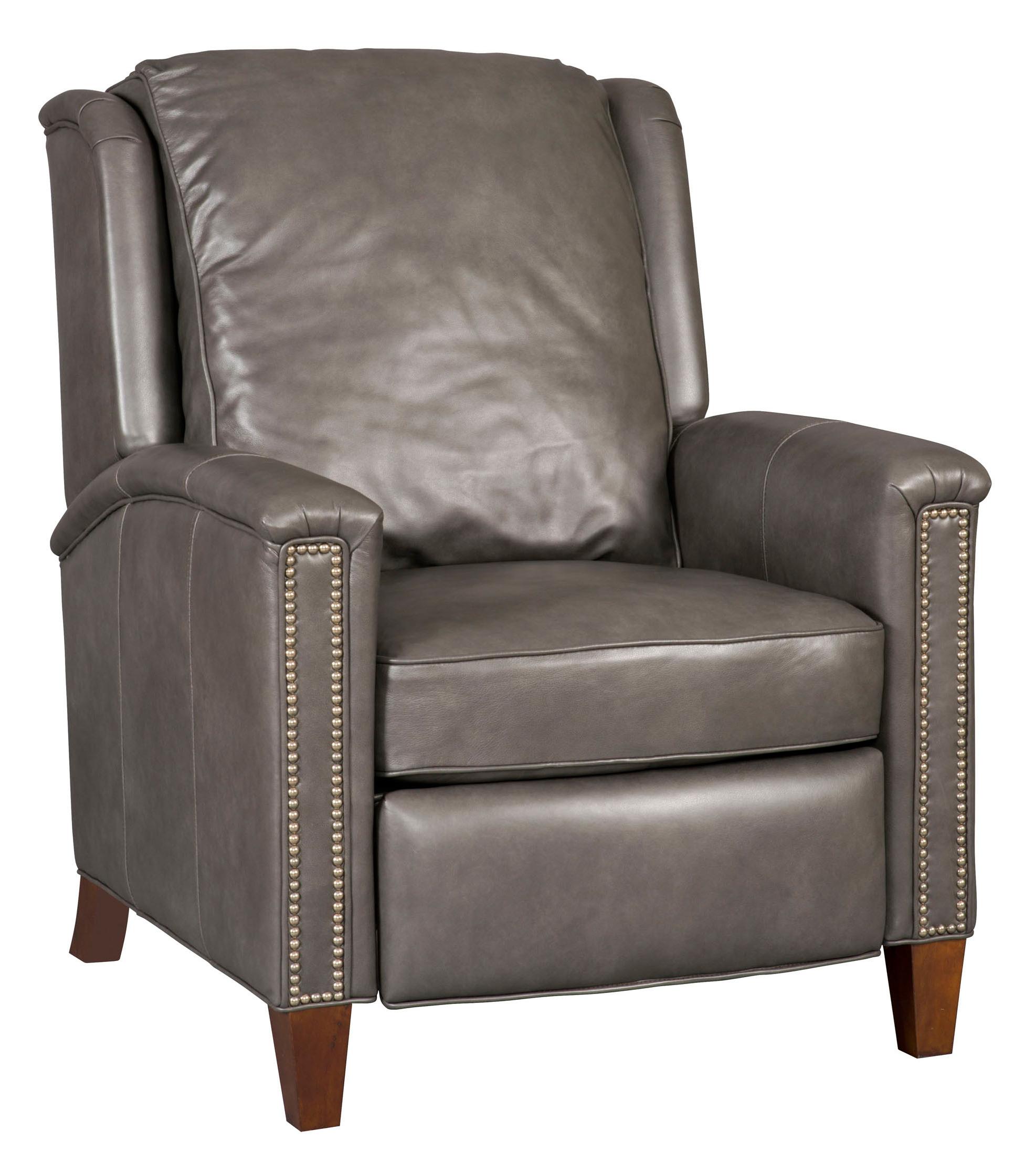 Hooker Furniture Reclining Chairs Transitional High Leg Recliner With Nailhead Trim Lindy S Furniture Company High Leg Recliners