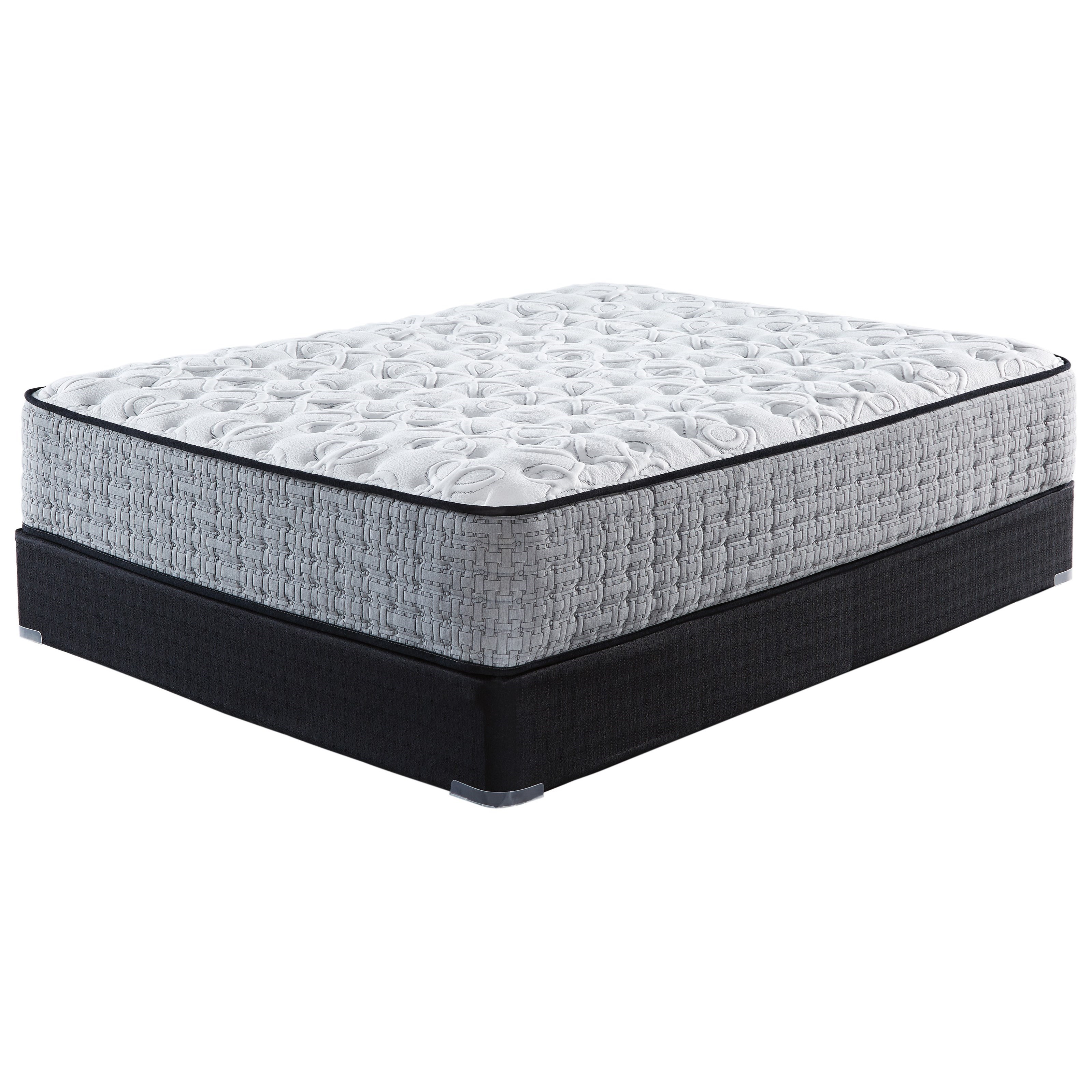 Sierra Sleep By Ashley M630 Mt Rogers Firm M63041 2xm80x42 King Firm Pocketed Coil Mattress And Foundation Lapeer Furniture Mattress Center Mattress And Box