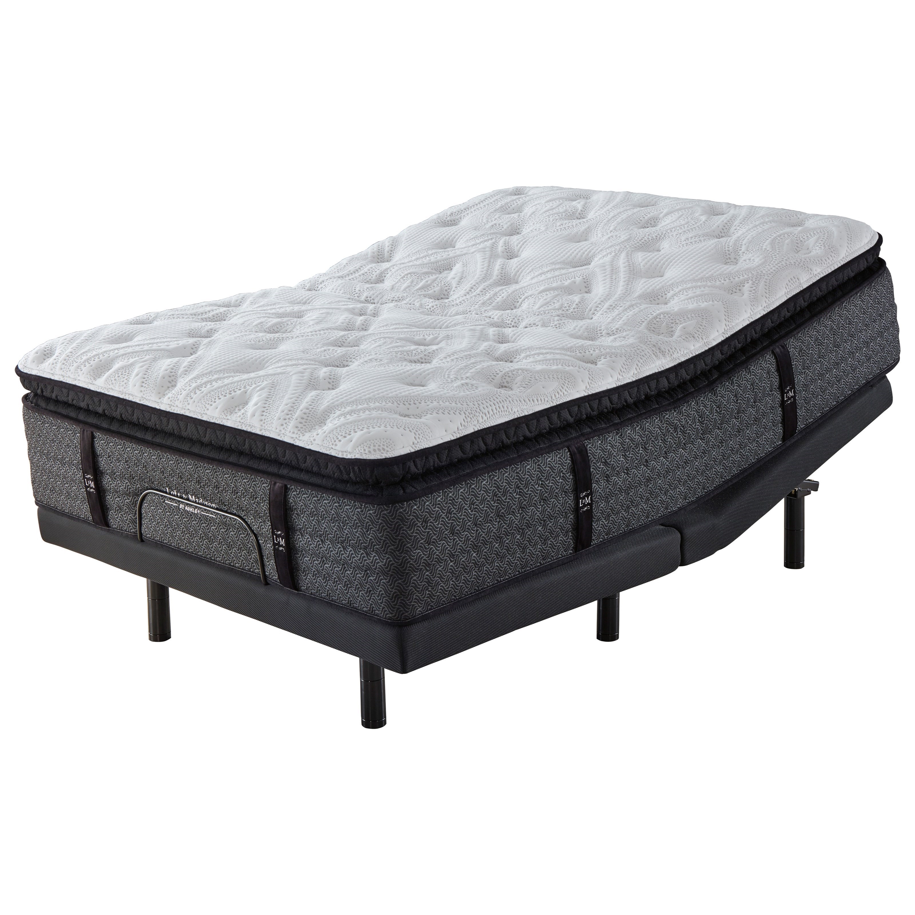 Sierra Sleep M668 Loft And Madison Cushion Firm Pt M66831 M9x932 Queen Cushion Firm Pillow Top Hybrid Mattress And Best Head Foot Neck Adjustabel Base Furniture And Appliancemart Mattress And Box