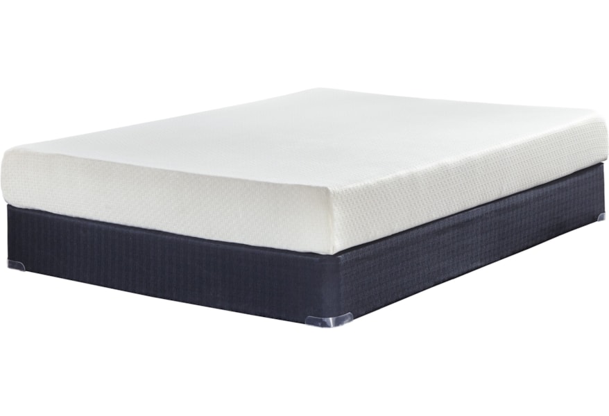 Sierra Sleep M726 Chime 8 Twin 8 Memory Foam Mattress And 5 Low Profile Solid Wood Foundation Value City Furniture Mattress And Box Spring Sets Low Profile Memory Foam Mattress