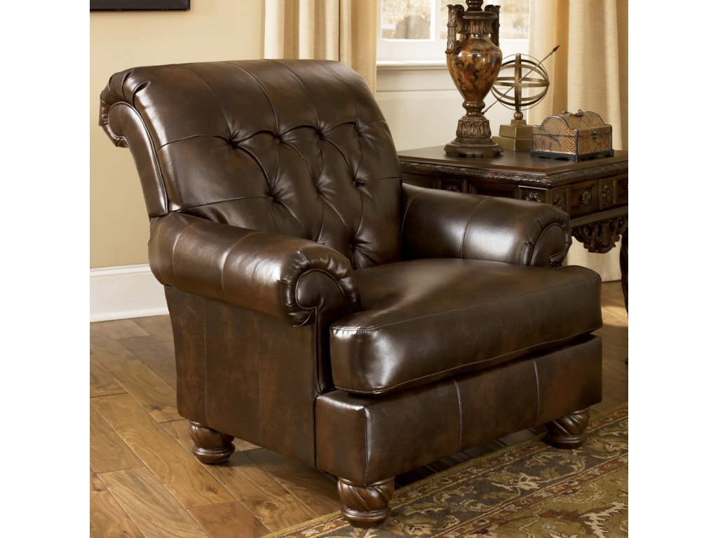 Signature Design by Ashley Fresco DuraBlend - AntiqueAccent Chair