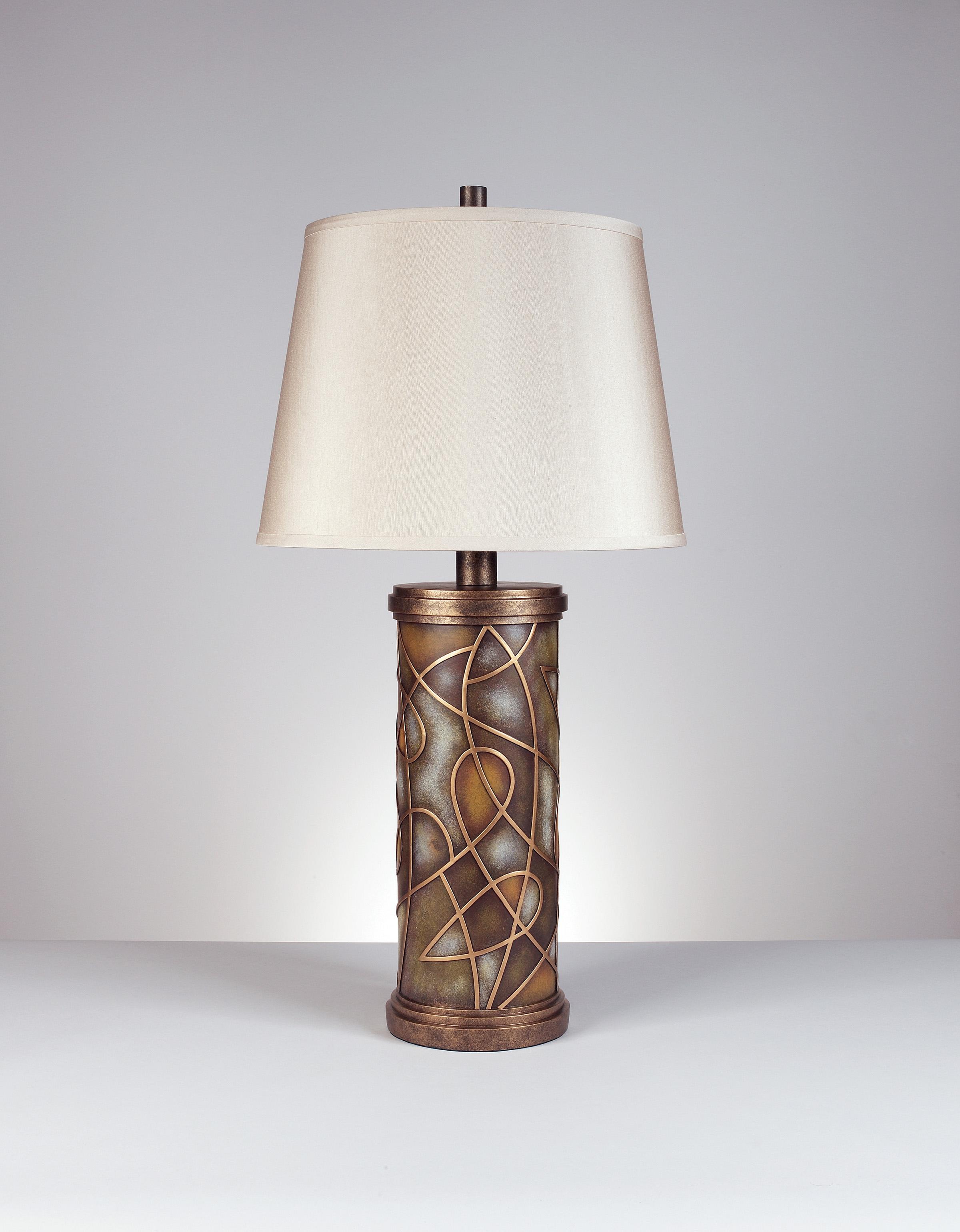 Ashley Furniture Signature Design Lamps Contemporary L290364 Isolda Table Lamp Del Sol Furniture Table Lamps
