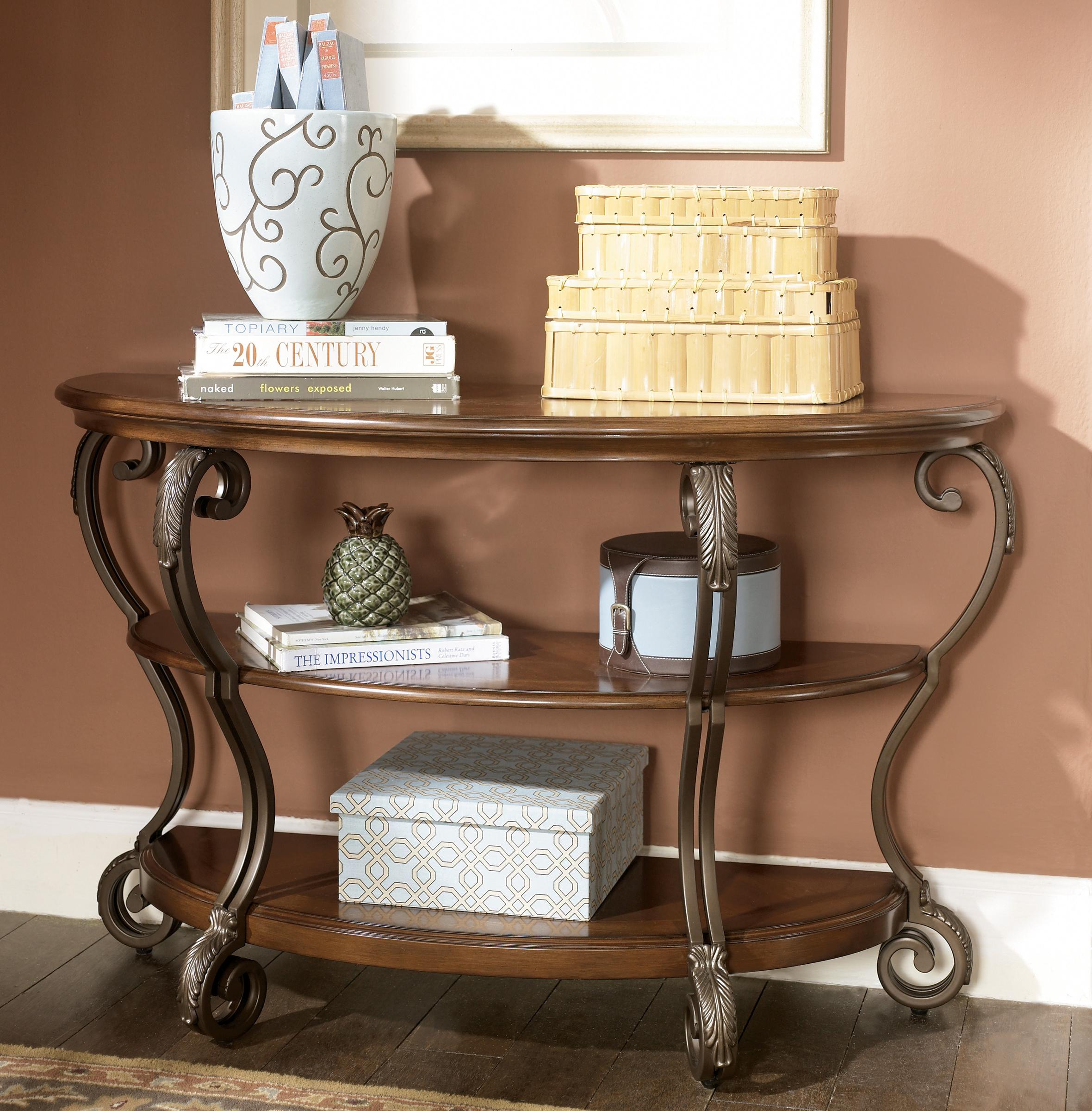 living room furniture console table
