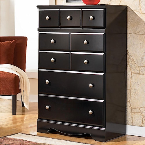 Signature Design By Ashley Shay Contemporary 5 Drawer Chest Signature Design By Ashley Shay Contemporary 5 Drawer Chest
