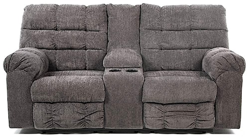 Signature Design by Ashley Addie Double Reclining Loveseat with Console ...