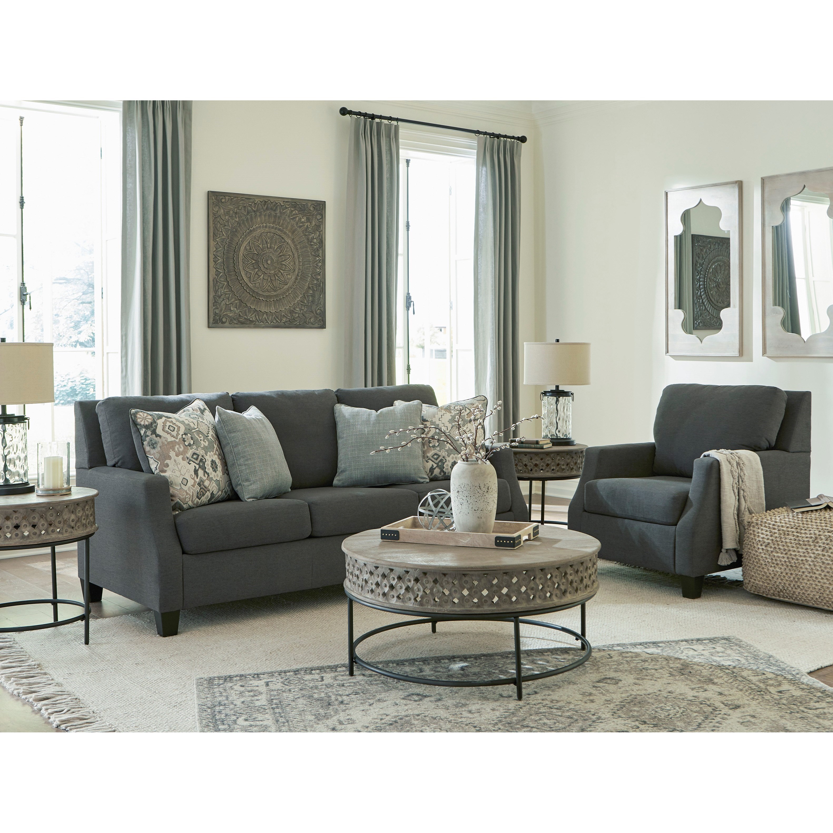 Signature Design By Ashley Bayonne Living Room Group Wayside Furniture Stationary Living Room Groups