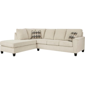 Signature Design By Ashley Abinger 2 Piece Sectional W Left Chaise A1 Furniture Mattress Sectional Sofas