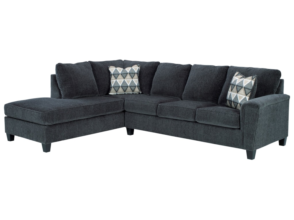 Signature Design By Ashley Ardsley Contemporary 3 Piece Sectional With Left Chaise Conlin S Furniture Sectional Sofas