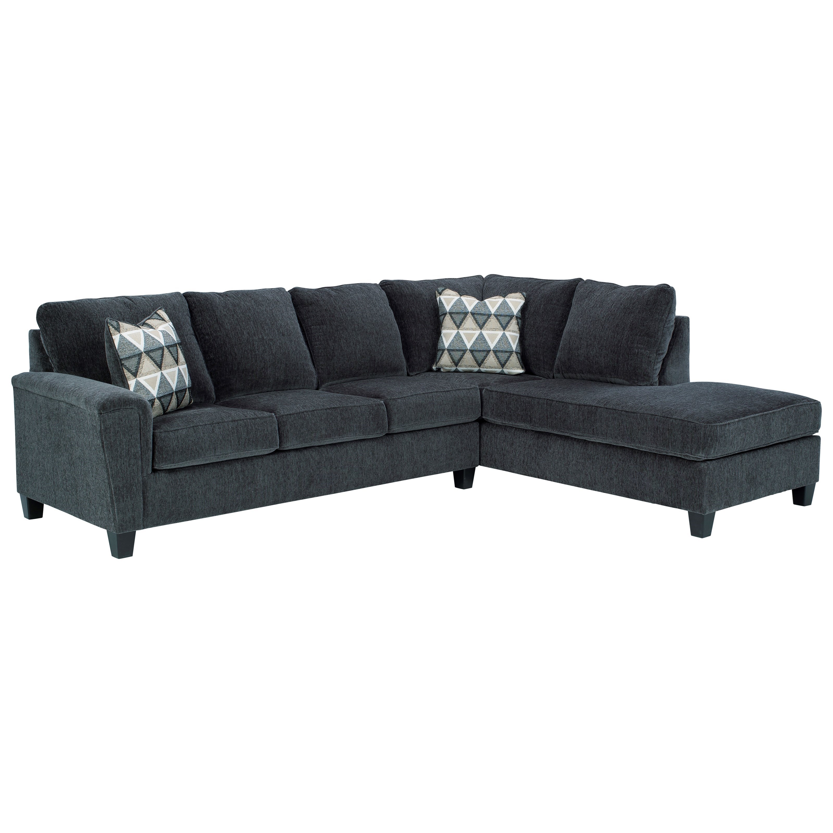 Signature Design By Ashley Abinger 2 Piece Sectional W Right Chaise Beck S Furniture Sectional Sofas