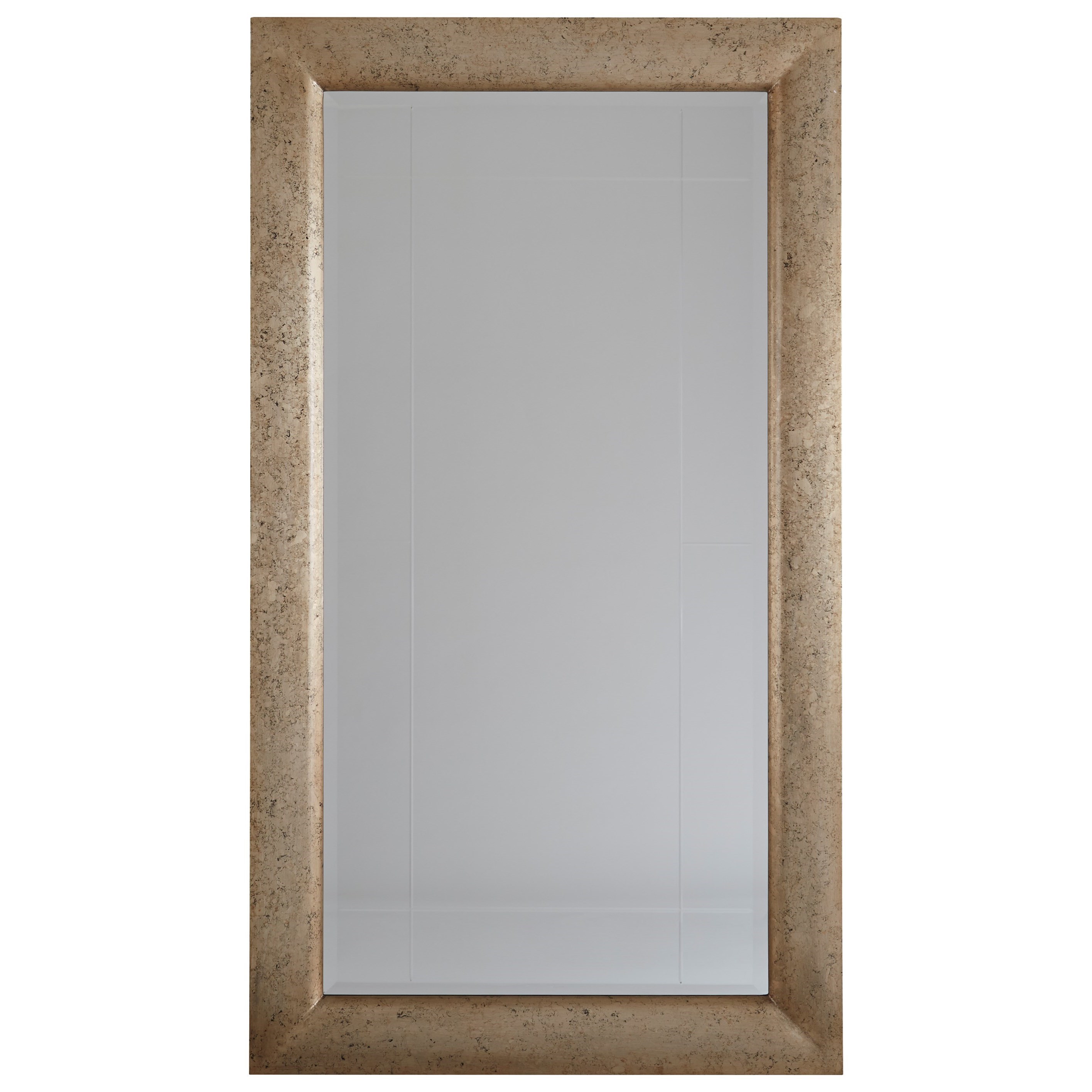 Signature Design Accent Mirrors Evynne Antique Gold Finish Accent