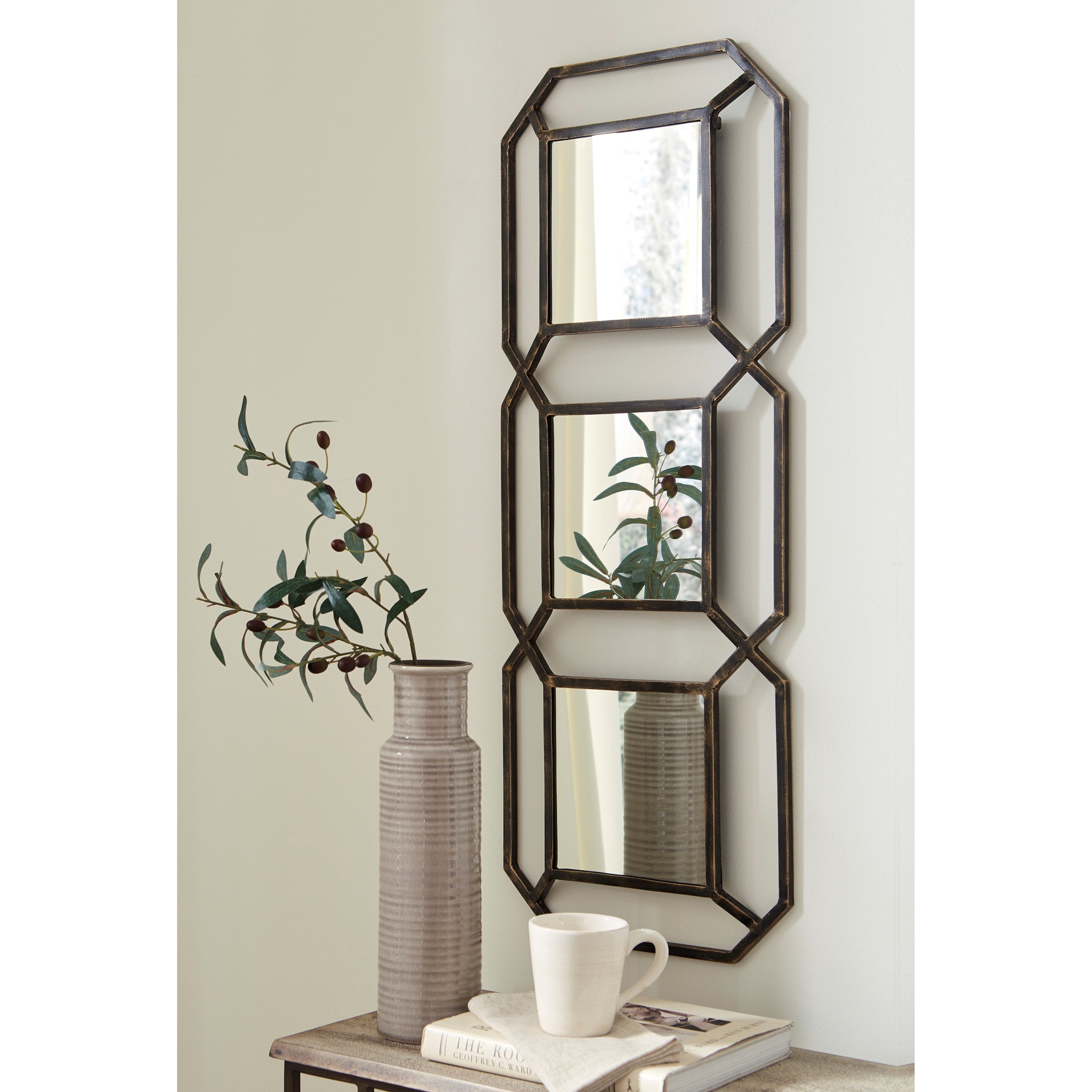Ashley Signature Design Accent Mirrors A8010149 Savane Antique