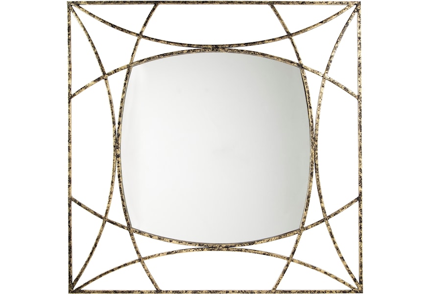 Ashley Signature Design Accent Mirrors A8010175 Keita Black Gold