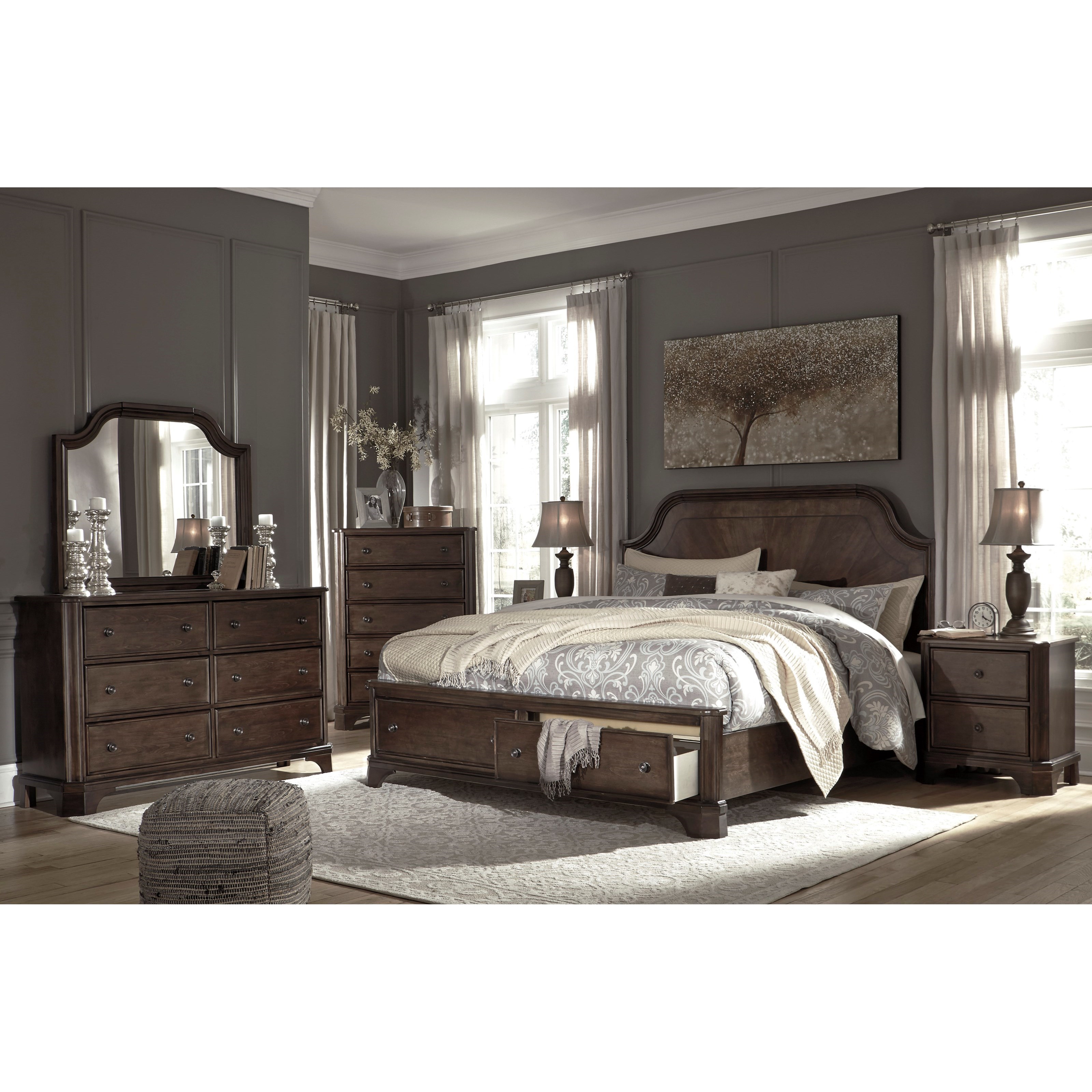 Signature Design By Ashley Adinton Queen Bedroom Group A1 Furniture Mattress Bedroom Groups