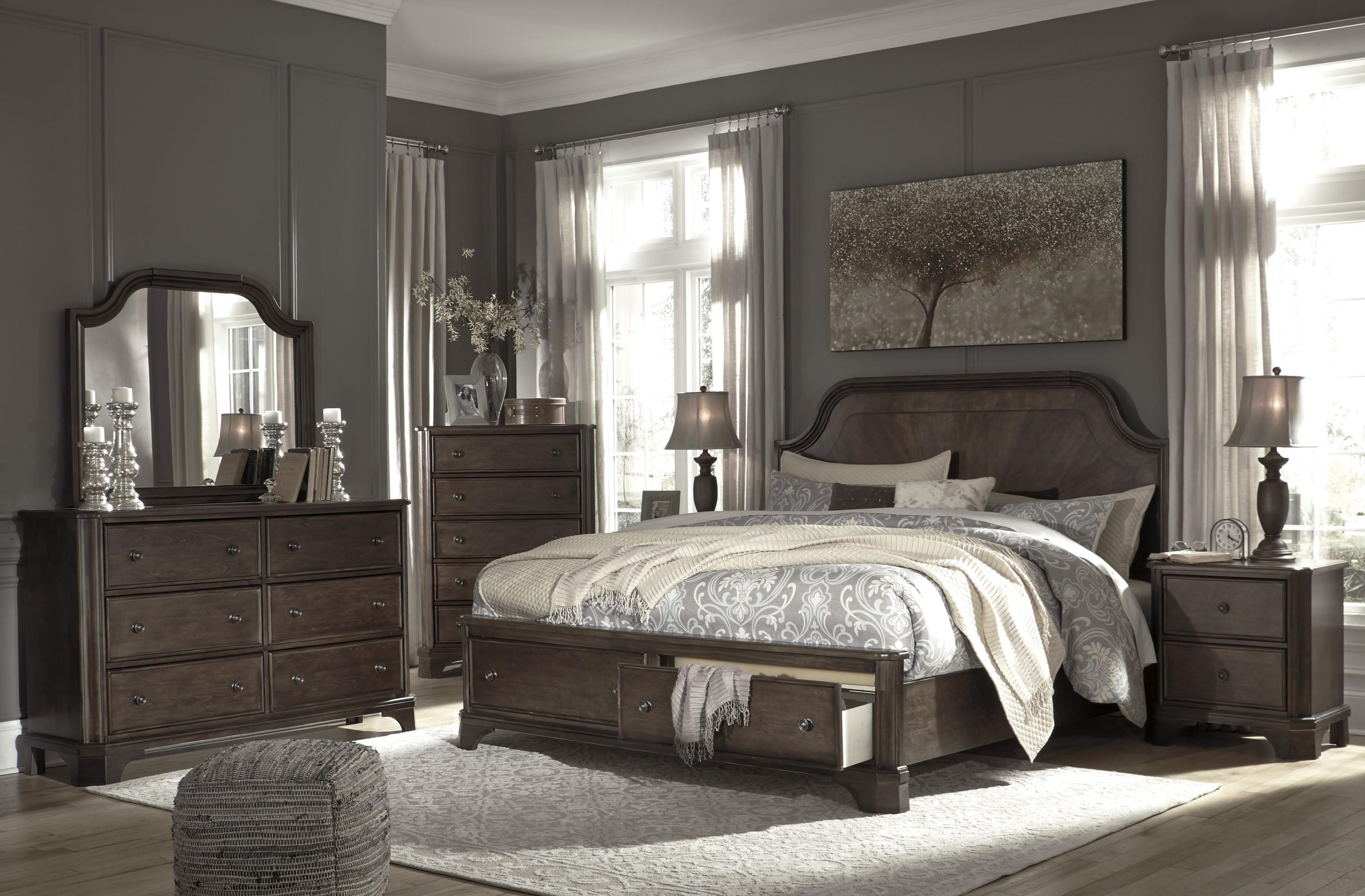 Signature Design By Ashley Adinton Queen 5 Piece Group Royal Furniture Bedroom Groups