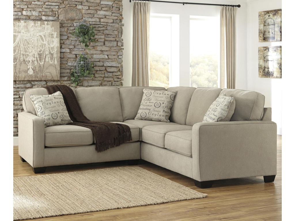 Alenya Quartz 2 Piece Sectional With Left Loveseat Rotmans Signature Design By Ashley Alenya Quartz2 Piece Sectional With Left Loveseat