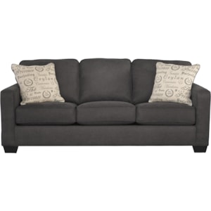 Signature Design By Ashley Alenya Charcoal Contemporary Track Arm Sofa Sparks Homestore Sofas