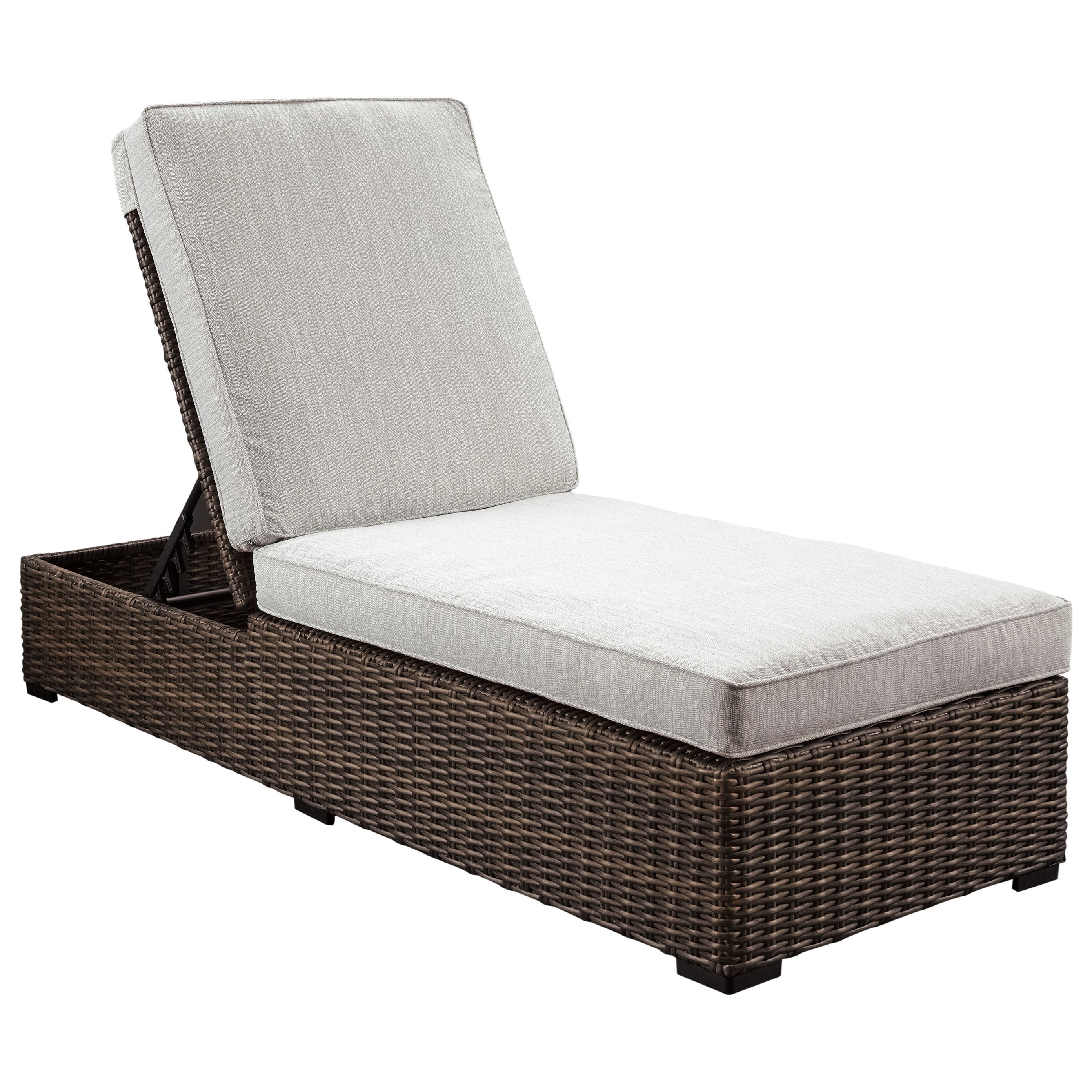 Alta Grande Adjustable Chaise Lounge With Cushion By Signature Design By Ashley At Sam Levitz Furniture