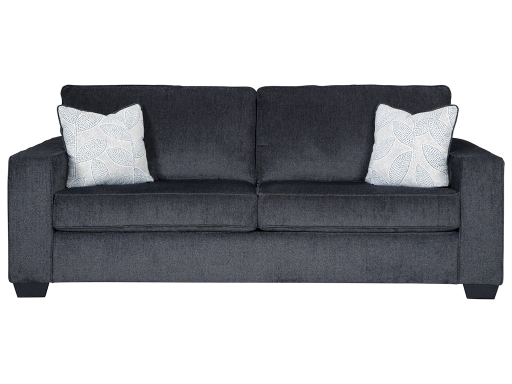 Ashley Signature Design Altari Contemporary Sofa With Track Arms