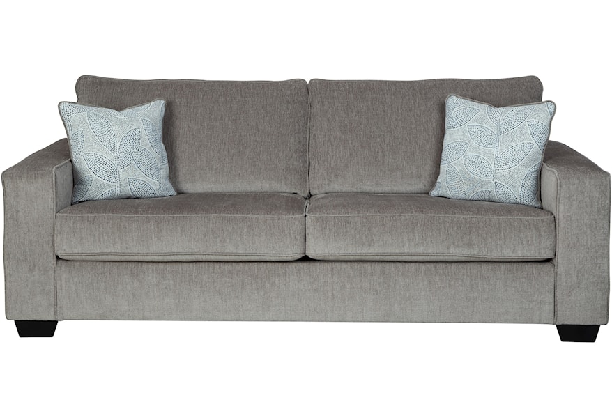 Altari Contemporary Sofa With Track Arms By Ashley Signature Design At Dunk Bright Furniture