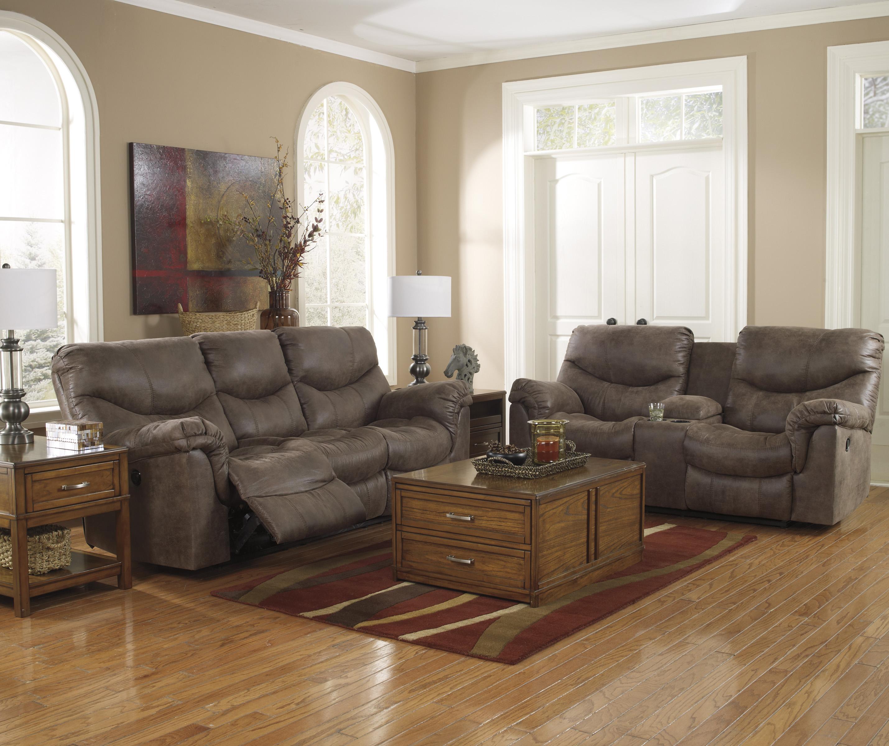 Signature Design By Ashley Alzena Gunsmoke Double Reclining