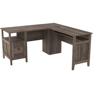 Signature Design By Ashley Arlenbry Contemporary L Shape Home Office Desk Furniture And Appliancemart L Shape Desks