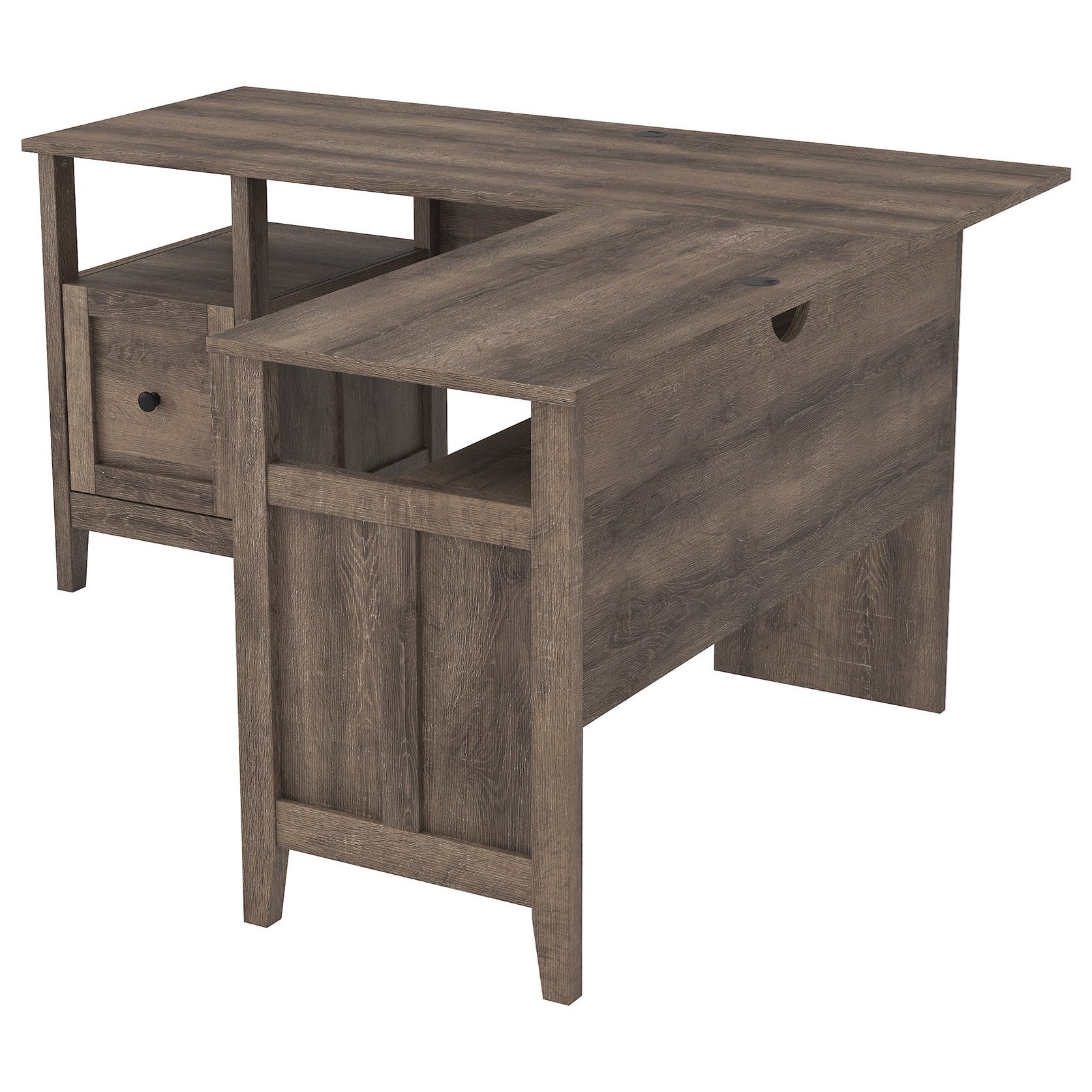Signature Design By Ashley Arlenbry Contemporary L Shape Home Office Desk Standard Furniture L Shape Desks
