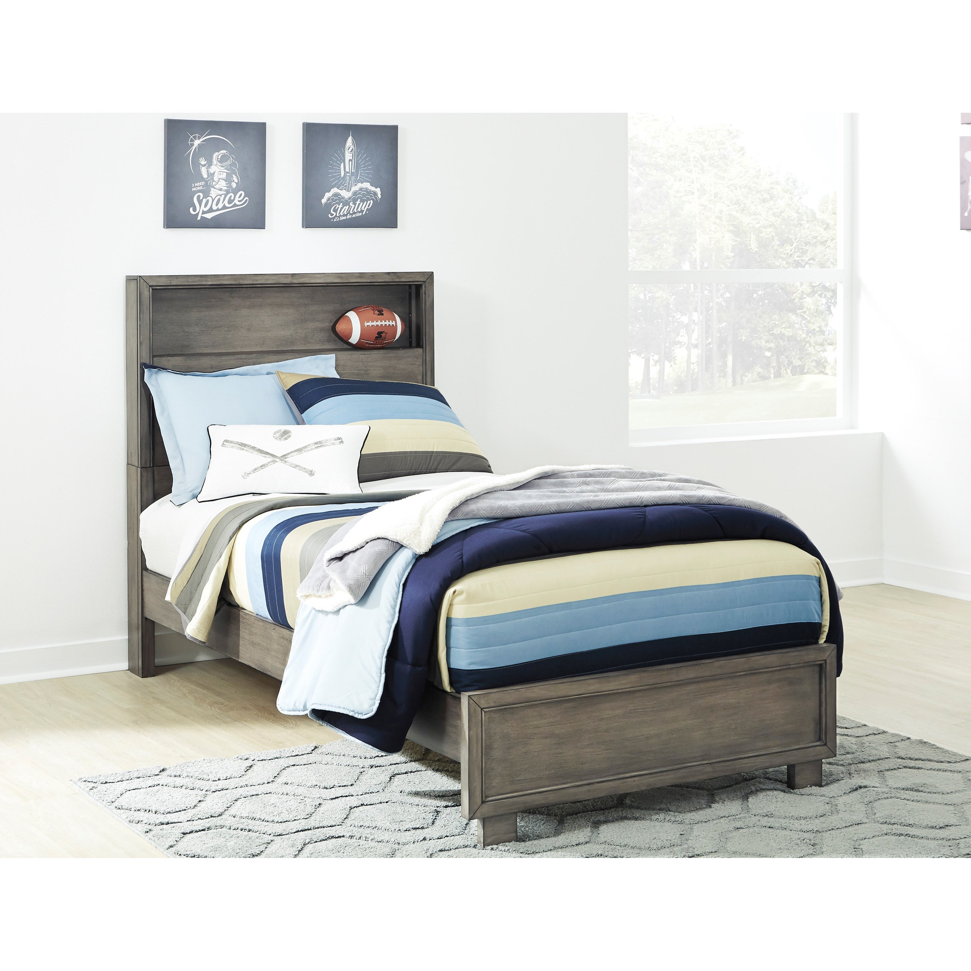 twin bed frame ashley