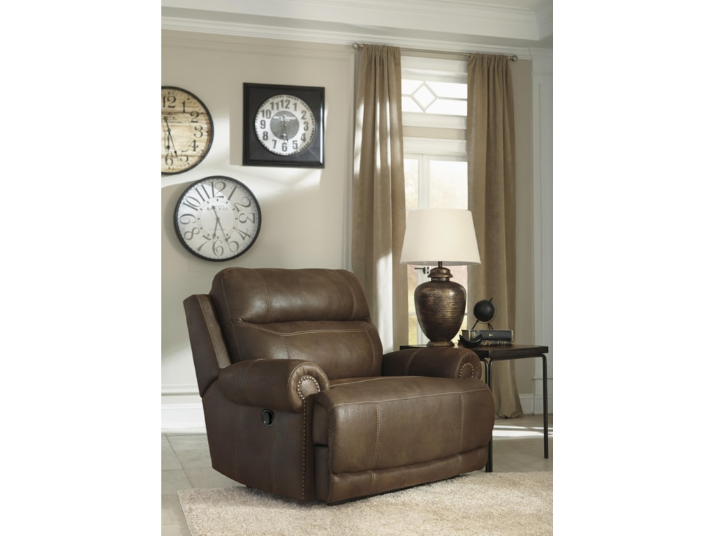 Signature Design by Ashley Austere - BrownZero Wall Recliner