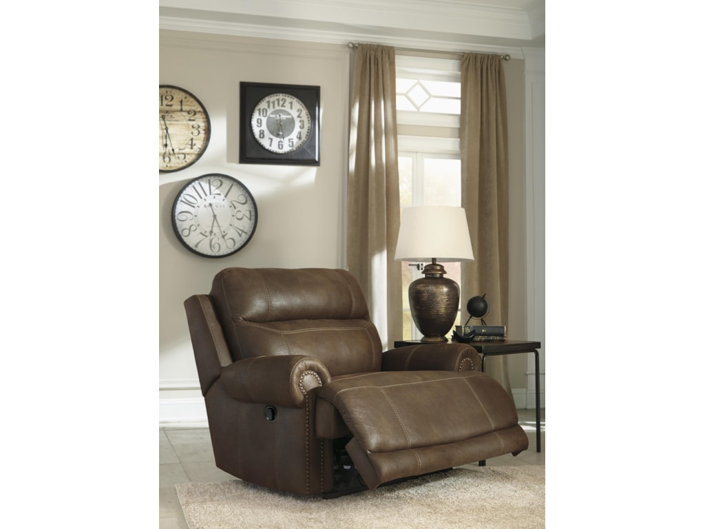Signature Design by Ashley Austere - BrownZero Wall Recliner