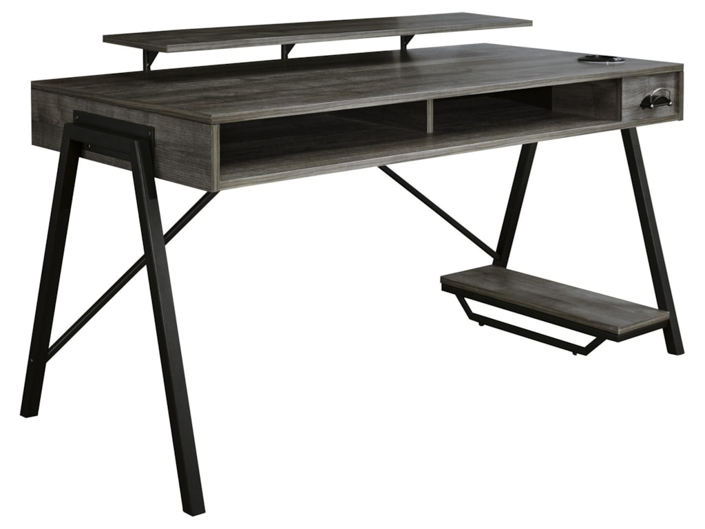 Signature Design By Ashley Barolli H700 28 Large Gaming Desk Sam