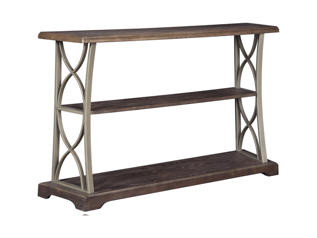 Ashley Signature Design Baymore T634 4 Wood And Metal Sofa Table Ashley Signature Design Baymoresofa Table