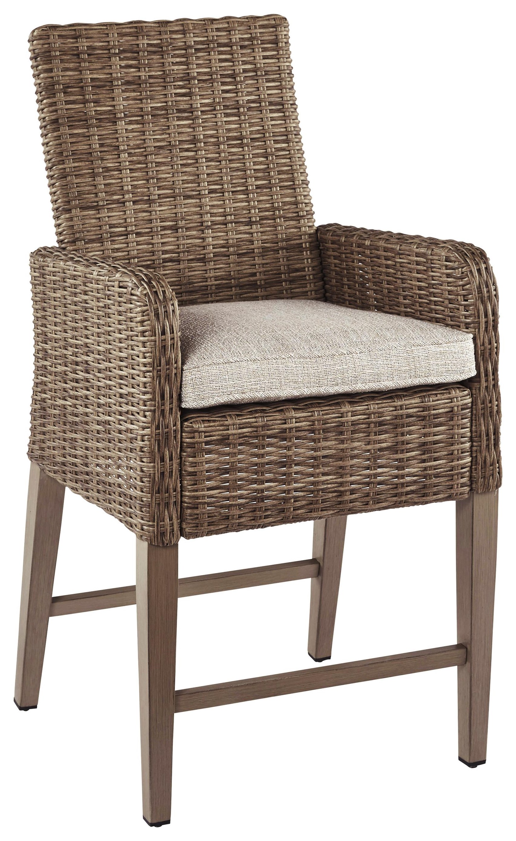 Signature Design By Ashley Beachcroft Set Of 2 Outdoor Barstools