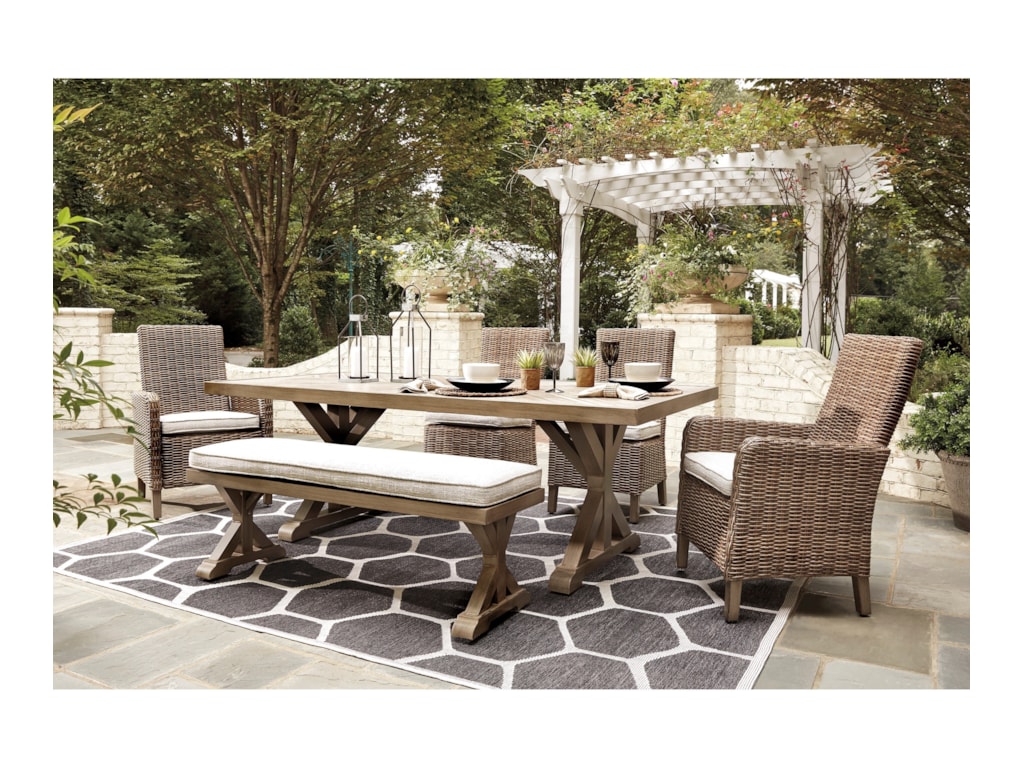 Signature Design by Ashley Beachcroft6 Piece Outdoor Dining Set