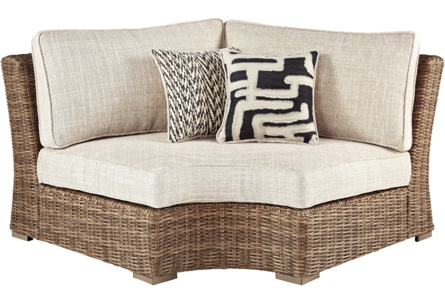 Ashley Signature Design Beachcroft P791 851 Curved Corner Chair