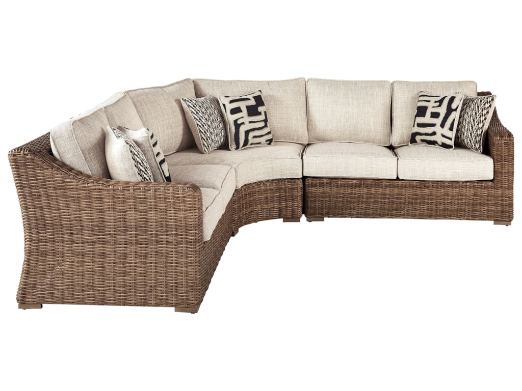 Signature Design By Ashley Beachcroft 3 Piece Resin Wicker Ashley Beachcroft 3 Piece Resin Wicker