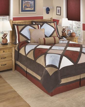 Bedding Sets Full Academy Multi Top Of Bed Set By Signature Design By Ashley At Sam Levitz Furniture