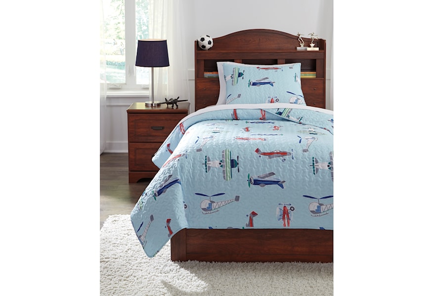 Signature Design By Ashley Bedding Sets Twin Mcallen Quilt Set