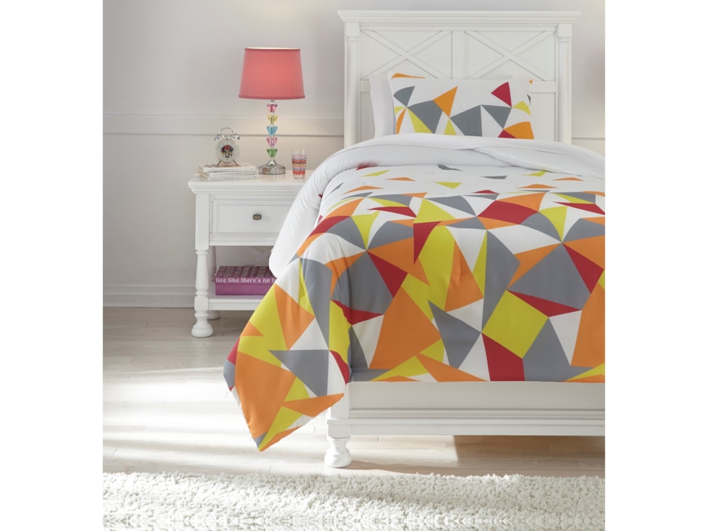 Signature Design By Ashley Bedding Sets Twin Maxie Multi Comforter Set Royal Furniture Bedding Sets