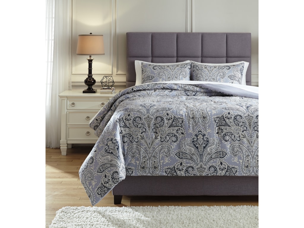 Bedding Sets King Susannah Blue Cream Comforter Set Sadler S